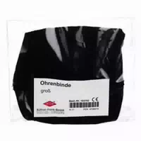 Ohrenbinde Dreieckig Gross Schwarz
