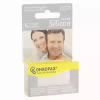 Ohropax Silicon Clear 6 st