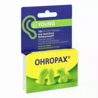 Ohropax Young Schaumstoff in Ohr Stöpsel 10 Stück