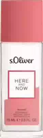 S Oliver Here And Now Woman Deodorant