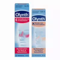 Olynth 0,05% 10 ml Nasenspray Olynth 0,1% 15 ml Nasenspray