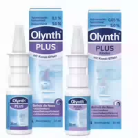 Olynth Plus 0,05 % 5 % für Kinder Olynth Plus 0,1 % 5 % Nasenspray