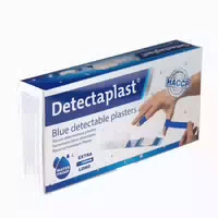 Detectaplast Piercing Pflaster Blau Extra Flexibel 50 st