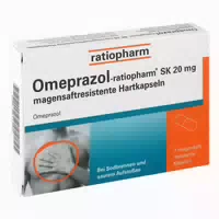Omeprazol Ratiopharm Sk 20 mg 14 Magensaftresistente Hartkapseln