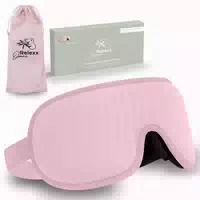 Omnirelexx Atmungsaktive 3d Schlafmaske Inkl Reisebeutel Türkis