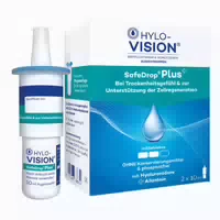 Hylo Vision Safedrop Plus Augentropfen 2x10 Ml Augentropfen
