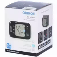 Omron Rs7 Intelli It Digitales Handgelenk Blutdruckmessgerät 1 st