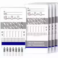One Step Drogentest für 7 Drogenarten Coc Thc Opi Amp Mtd Bzo Met