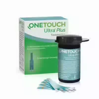 Onetouch Ultra Plus Blutzuckerteststreifen zur Blutzucker Messung bei Diabetes Zucker Krankheit