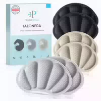 Health Press Fersenpolster 3 Paar In Schwarz, Grau, Beige 6 St