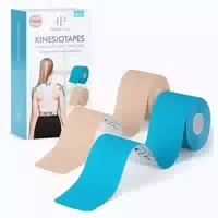 Health Press Kinesiotapes Rollen Blau Hautfarben 5cm 2 St