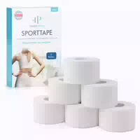 Health Press Profi Sporttape Rollen Weiß 3,8cm X 10m 6 st 6 st