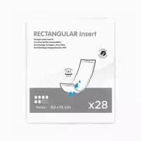 Rectangular Insert Maxi 15x60 cm Without Strip 28 st