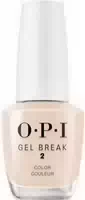 Opi Nail Care Gel Break 2 Sheer Color Barely Beige