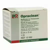 Opraclean Mullbinde Zur, zum Tampon m Jodoform 2cmx5m