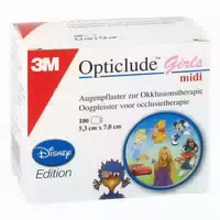 Opticlude 3m Disney Pfl Girls Midi 2538mdpg 100