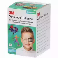 Opticlude 3m Silicone Boys Maxi 5,7 X 8 cm