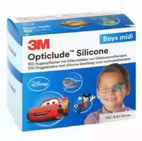 Opticlude 3m Silicone Boys Midi 5,3x7 Cm 2738pb