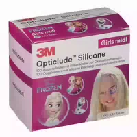 Opticlude 3m Silicone Disney Girls Midi 5,3 cm X 7,0 cm