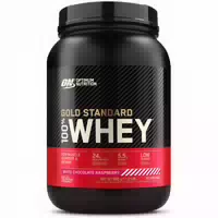 100% Whey Gold Standard 900g White Chocolate & Raspberry