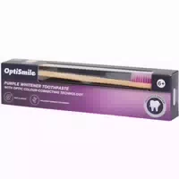 Optismile Zahnaufhellung Zahnbürste & Zahnpasta Purple Whitening Neutralisiert Verfärbungen