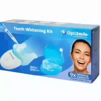Optismile Zahnaufhellungsset Für Zuhause Whitening Gel Formel Inkl Komfortablen Led Mundstück