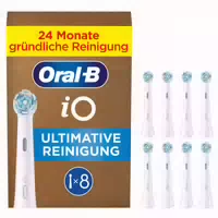 Oral B Io Ultimative Reinigung Aufsteckbürsten für Elektrische Zahnbürste, 4 Stück