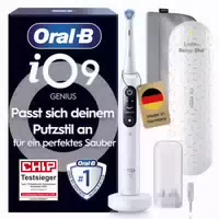 Oral B Io Series 9, White Alabaster Luxe Edition Elektrische Zahnbürste
