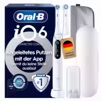 Oral B Io Series 6, White Luxe Edition Elektrische Zahnbürste