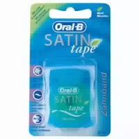 Oral B Zahnseide Satintape 25 m Blau Blisterkarte
