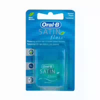 Oral B Zahnseide Satinfloss 25 m Blau Blisterkarte