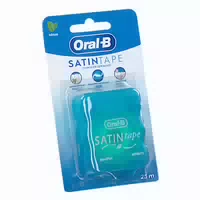 Oral B Zahnseide Satinfloss 25 M Blau Blisterkarte