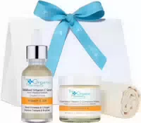 The Organic Pharmacy Brighten & Glow Kit Stabilised Vitamin C Anti Aging