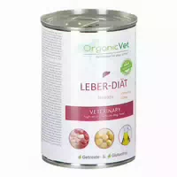 Organicvet Hund Nassnahrung Leber Diät 400 G