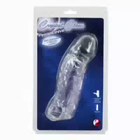 Crystal Penis Sleeve mit Verlängerung & Hodenring 1 st