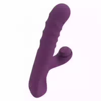 Javida Rabbitvibrator mit Stoß und Klopf Funktion 1 st