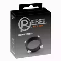 Rebel Rebel Cock Ring W Studs 1 St