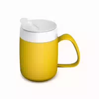 Ornamin Becher mit Trink Trick Kleiner Henkel mit Schnabelaufsatz mit Kleiner Öffnung
