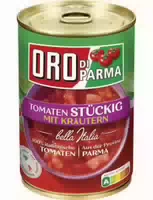Oro Di Parma Tomaten Stückig mit Kräutern