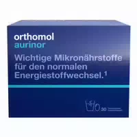 Orthomol Aurinor Unterstützt Den Energiestoffwechsel Mit Omega 3 Fettsäure, Vitamin C, Magnesium Und Zink Granulat Kapseln