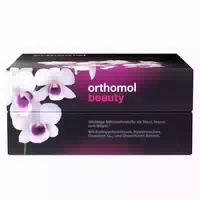 Orthomol Beauty für Frauen mit Hyaluronsäure, Kollagen und Coenzym Q10 Trinkampullen