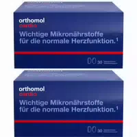 Orthomol Cardio Unterstützt die Normale Herzfunktion, mit Magnesium, Omega 3 Fettsäure, Vitamin D Tabletten Kapseln