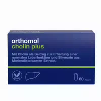 Orthomol Cholin Plus Zur Erhaltung Einer Normalen Leberfunktion Mit Silymarin Aus Mariendistel Extrakt