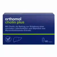 Orthomol Cholin Plus Mit Silymarin Aus Mariendistel Extrakt 60 Kapseln