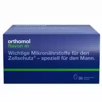 Orthomol Flavon m Mikronährstoffe für Männer Zellschutz mit Vitaminen, Selen, Zink, Omega 3 Fettsäure und Folsäure Kapseln