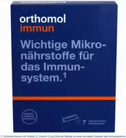 Orthomol Immun Direktgranulat Himbeer Menthol 7 Beutel