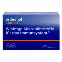 Orthomol Immun Mikronährstoffe Zur Unterstützung Des Immunsystems Mit Vitamin C, Vitamin D Und Zink Direktgranulat Orangen Geschmack
