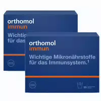 Orthomol Immun Mikronährstoffe zur Unterstützung des Immunsystems mit Vitamin C, Vitamin D und Zink Direktgranulat Menthol Himbeere