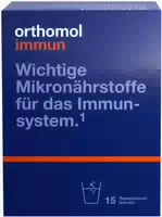 Orthomol Immun Mikronährstoffe zur Unterstützung des Immunsystems mit Vitamin C, Vitamin D und Zink Granulat