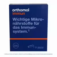 Orthomol Immun Mikronährstoffe zur Unterstützung des Immunsystems mit Vitamin C, Vitamin D und Zink Direktgranulat Orangen Geschmack